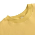 thumbnail image 5 of Baberdicy Sweatshirt for Women, Women Cropped Sweatshirt Long Sleeves Pullover Fleece Crop Tops Pullover Sweaters for Women Yellow, 5 of 8