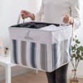 thumbnail image 5 of 17.3Inches Thickened Large Storage 17.3x13x12 Inches MultiFunctional Storage Bin for ToysBooksTowels etc. (Sailboat 2pcs), 5 of 5