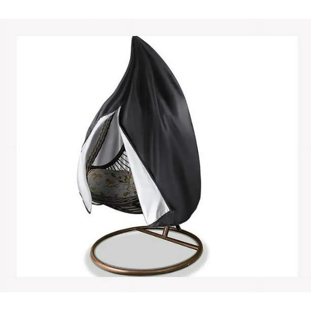 Cubierta para silla con forma de huevo para colgar en el patio - Fundas impermeables para silla con forma de huevo de mimbre Funda protectora para muebles de jardín 210d Oxcompatible con tela Rip &