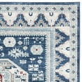thumbnail image 2 of SAFAVIEH Kazak Diarmait Geometric Area Rug, Blue/Cream, 6'7" x 6'7" Square, 2 of 4