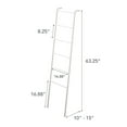 thumbnail image 6 of Yamazaki Home Leaning Storage Ladder, White, Steel, Supports 13.2 pounds, 6 of 6