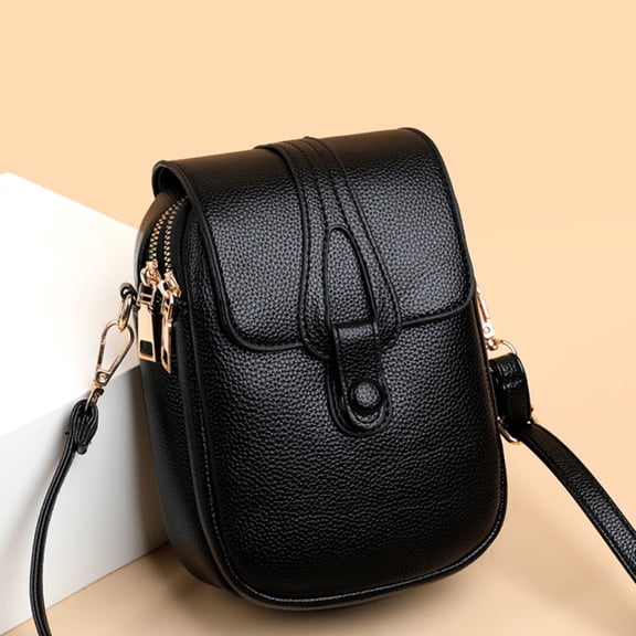 Jierger Women Vertical Single Shoulder Messenger Bag Pattern Mobile Phone Bag Female Crossbody Bag for Women Shoulder Purses and Handbags for Men Women Outdoor Travel Work