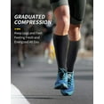 thumbnail image 5 of Cambivo Compression Socks for Women and Men 3 Pairs, 20-30mmHg Knee High Socks for Running, Travel, Athletics, Nurse, Flight, 5 of 8