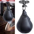 thumbnail image 3 of PU Boxing Speed Ball MMA Dodge Punch Bag Inflatable Speed Dodge Punch Workout Striking Speedbag Black, 3 of 9