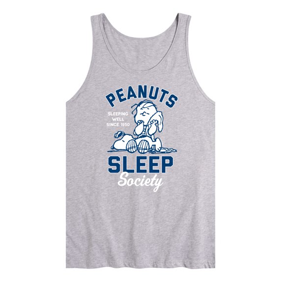 Peanuts - Peanuts Sleep Society - Men's Jersey Tank Top