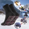thumbnail image 4 of Socks Self Heating Warm Tourmaline Socks, Heated Socks for Men Women, Outdoor Feet Warmer Socks, Anti-Freezing, for Winter Skiing, 4 of 7