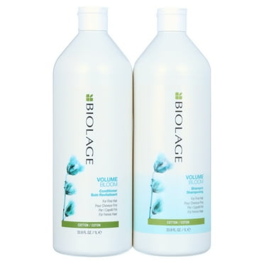 ($58 Value) Matrix Biolage VolumeBloom Shampoo_&_Conditioner Duo Liter Set, 33.8 Oz