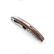 thumbnail image 2 of destapador/destapa corchos multifuncional de acero inoxidable con palisandro, saca corchos hecho a mano perfecto para destapar botellas de vino, cervezas y refrescos (Madera LingWen Bottle opener, 2 of 5