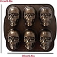 thumbnail image 4 of BINGTAOHU Halloween Skull Molds for Baking Skull Cake Pan Baking Pan for Cakelet,Chocolate,Jelly,Fondant, 4 of 9
