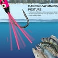 thumbnail image 3 of Ice Fishing Jigs, 20pcs Dancing Ice Fishing Jig Rubber Skirt Kit Winter Ice Fishing Lures Ice Fishing Lures and Jigs Walleye Ice Fishing Gear for Ice Jigging Panfish Crappie Panfish Pike, 4 Styles, 3 of 8