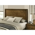 thumbnail image 5 of Transitional Style Walnut 1pc Full Size Bed Engineering Wood Bedroom Furniture High Headboard, 5 of 9