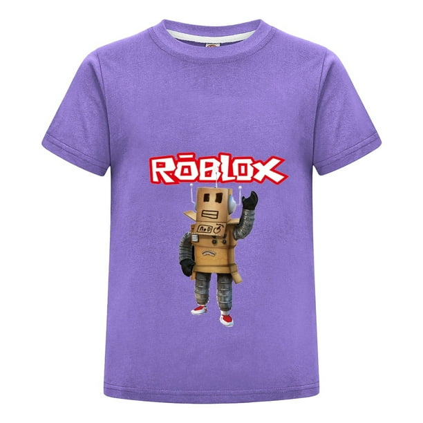 Camiseta Roblox para Niño con Personajes, Playera Infantil Estilo Gamer, Ropa de Verano para Fans del Videojuego