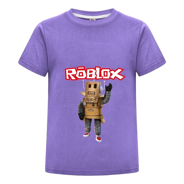 Camiseta Roblox para Niño con Personajes, Playera Infantil Estilo Gamer, Ropa de Verano para Fans del Videojuego