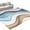 Blue Brown White, variant on 2x3 Washable Area Rugs,Blue Bow Love Heart Non-Slip Ultra Soft Rug Large Indoor Carpet,Seamless Bowknot Floor Rugs for Home Living Room Bedroom Dining Room Office
