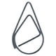 thumbnail image 1 of Advancent Abrazadera en forma de gota de agua con clip de papel de 30 piezas Type3 NO3, 1 of 6