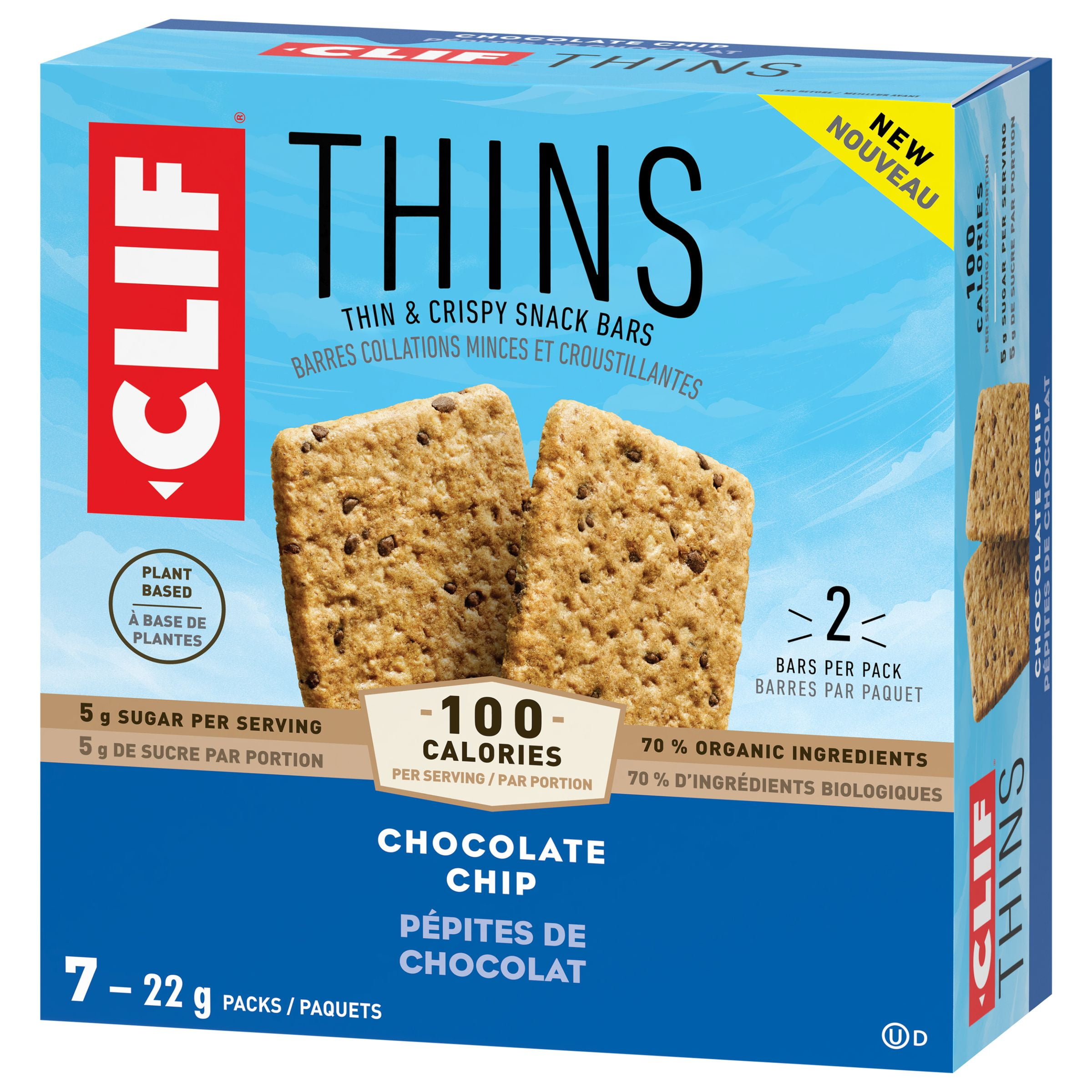 CLIF Thins Chocolate Chip 7CT
