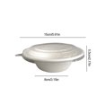 thumbnail image 3 of Penkiiy Disposable Bowls with Lids, Kraft Paper Salad Bowls with Lids, Paper Soup Bowls Food Container for Cold/Hot Food or Takeout, 3 of 7