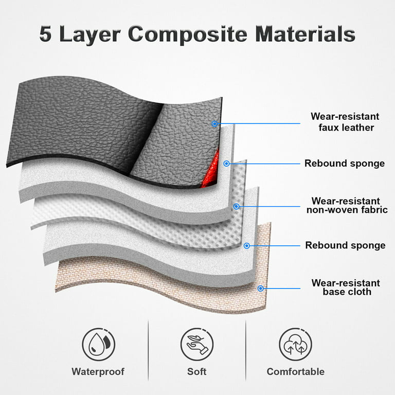 For Hyundai Car Seat Covers 5 Seats, Wear-resistant Pu Leather