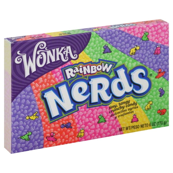 Wonka Nerds Rainbow Crunchy Candy, 6 Oz. - Walmart.com
