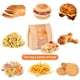 thumbnail image 5 of Bolsas de papel kraft de alta calidad para pan, aptas para uso alimentario, con base cuadrada que se mantiene de pie para un fácil almacenamiento, amplia aplicación en diversas ocasiones, incluidas, 5 of 7