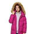 thumbnail image 3 of KAUOD Girls Hooded Parka Coats Quilted Puffer Lightweight Jackets Kids Toddler Winter Warm Coats Outdoor Padded down Outwear, 3 of 7