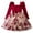 Red, variant on GuangCong Kids Girls Casual Dresses Children Long Sleeve Butterfly Embroidery Print Dresses Tulle Clothing Red Kids Girls Dresses, Sizes 5-6 Years