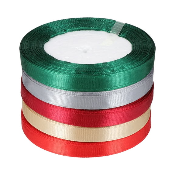 5 Rolls Lovely Ribbons Woven Ribbons Flowers Decorative Ribbons Gift Wrapping