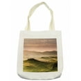 thumbnail image 1 of Italian Tote Bag, Italian Countryside Road with Trees and Meadows by Mountains Mediterranean Culture, Cloth Linen Reusable Bag for Shopping Books Beach and More, 16.5" X 14", Cream, by Ambesonne, 1 of 2