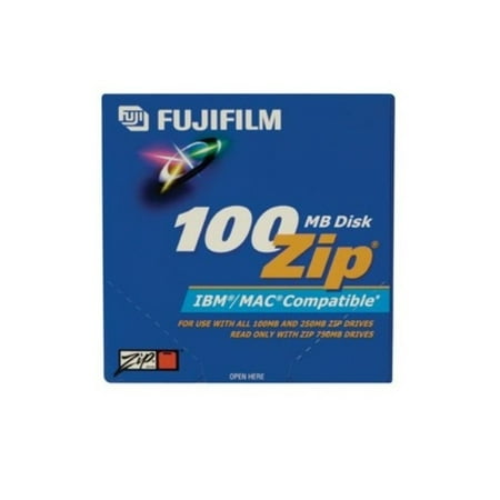 Fujifilm 5PK ZIP DATA CART 100MB-PC/MAC FMT
