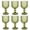 Green-A, variant on 6Pcs Wine Glasses,300ml/10oz Vintage Goblets Wine Glasses, Glassware with Stems Dishwasher Safe,for Dinners, Parties and Bars