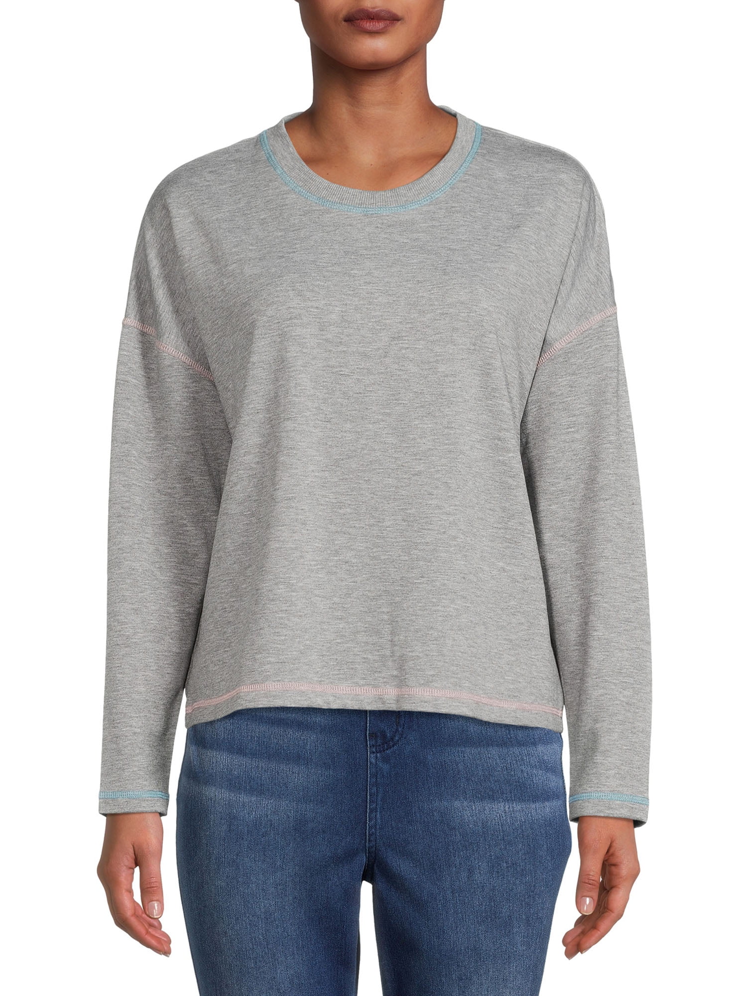 Top Stitch Sweatshirts Ladies