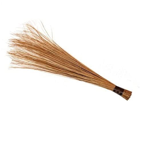 Mylife Natural Coconut Leaf Grass Broom Stick | Coconut Jhadu - Nariyal, Teela Use, Large Size - 1peice | Natural Pure Bamboo Stick Seek Coconut Broom | Wet Floor, Toilets, Garden & Areas Cleaning