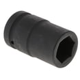 thumbnail image 4 of Almencla Hex Nut Socket, 28mm, 1'' Drive, 6 Point - 28mm Long Universal for All Vehicle, 4 of 7