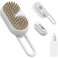 thumbnail image 1 of HAYAN Licca Pet Brush, Pet Spritz Defur Comb, 3-in-1 Steam Brush, Suitable for Combing Short or Long Hair of Dogs or Cats (White), 1 of 1