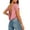 Pink, variant on Women's Casual Backless Hollow Out Short Sleeve Round Neck T-Shirt