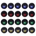 thumbnail image 1 of Interruptor de palanca redondo con luz LED Rocker Dot, 20 unidades, Carviya, 1 of 8