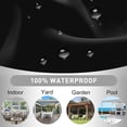 thumbnail image 4 of JIATER Blackout Curtains Set of 2 Panels for Bedroom Living Room 42 x 63 in,Thermal Insulated Room Darkening Blackout Curtains with Grommet,Black, 4 of 9