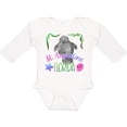 thumbnail image 3 of Inktastic St. Augustine Florida Cute Swimming Manatee Boys or Girls Long Sleeve Baby Bodysuit, 3 of 5