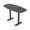 Asian Night w/Matte Black Base, variant on Arc Boat Bistro Height Meeting Table T-Shape Metal Base 34x70 Bar Table
