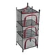 thumbnail image 3 of Cesta plegable de malla de secado para acampar Cesta de red seca portátil para picnic, barbacoa, vajilla / platos / comida / verduras / fruta / ropa / Soledad Rejilla de malla seca para exteriores, 3 of 10