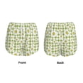 thumbnail image 3 of Cauagu Daisies Flowers Print Women's 2 in 1 Running Shorts Athletic Workout Gym Yoga Shorts Running Shorts for Women-Large, 3 of 7