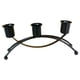 thumbnail image 1 of Juego de 3 candelabros, candelabro alto para velas cónicas, candelabro de metal para el hogar. Negro, 1 of 8