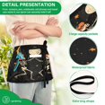 thumbnail image 4 of Yayeee Waist Apron with Pockets for Cooking Waterproof Half Server Aprons, Black Halloween Dancing, 4 of 7