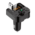 thumbnail image 1 of Transmisor Receptor De Audio Estéreo Fm Bluetooth Mp3 P/auto Negro, 1 of 5