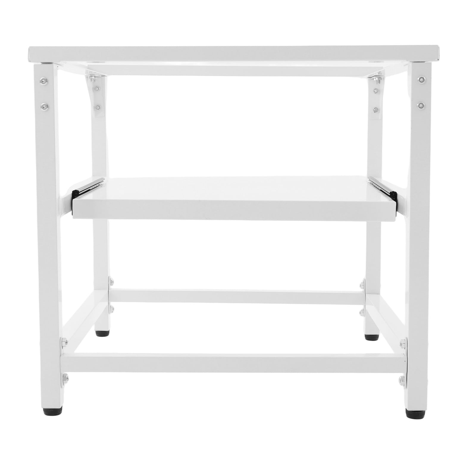 Modern Washing Machine Base Dryer Stand, Washing Machine Base with Shelf White