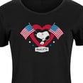 thumbnail image 3 of Peanuts - Snoopy Since 1776 Flag Heart - Women's Any Way Dress, 3 of 7