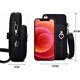 thumbnail image 3 of JM Cartera pequeña para teléfono, bolso de hombro para teléfono móvil, correa de hombro ajustable y desmontable para teléfonos móviles de menos de 7 pulgadas JM, 3 of 5