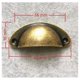 thumbnail image 2 of Tirador para muebles negro-10 Tirador vintage de concha para cajón, armario, muebles de cocina, hierro curvo, 2 of 4