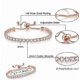 thumbnail image 2 of Tennis Bracelets for Women White Gold Plated Diamond AAA+ Cubic Zirconia CZ Dainty Classic Adjustable Slider Bracelet Silver Fashion Jewelry Wedding G, 2 of 3