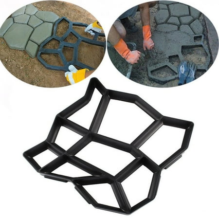 Cobblestone Concrete Mold - Irregular Personalized Driveway Paving Pavement Mold Bricks Patio Concrete Stepping Stone Garden Path DIY Maker Mold